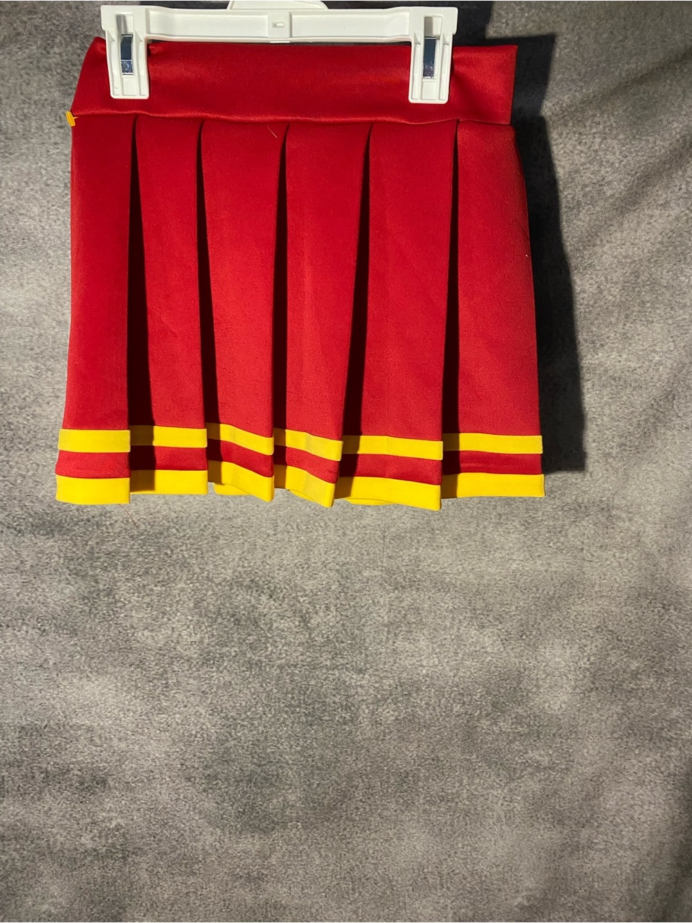 Hype & Vice Red Yellow Pleated Cheer Skirt Mini Game Day Size S⁠